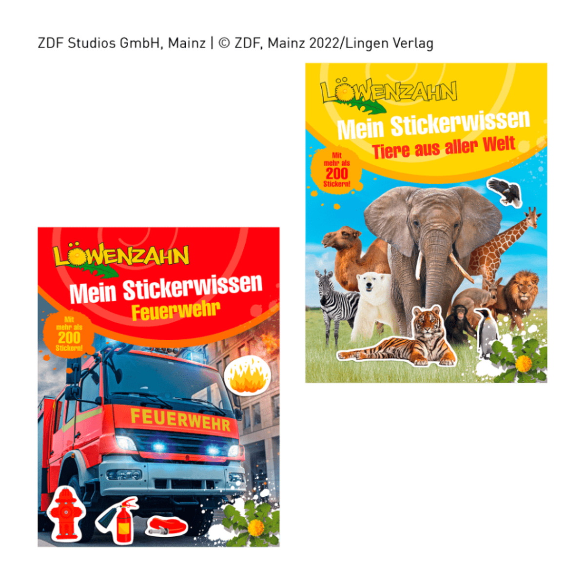 Löwenzahn Buch Mein Stickerwissen