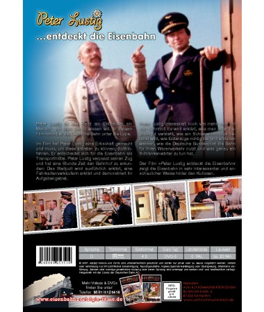 Peter Lustig Bahn DVD Back Cover